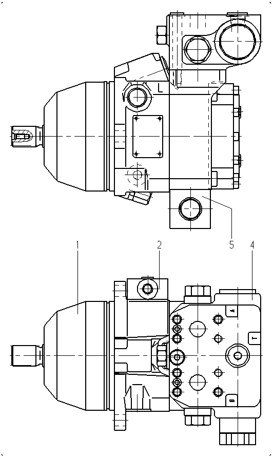 AAA10VE45DG/50W2-PSF68B015 — Zeichnung