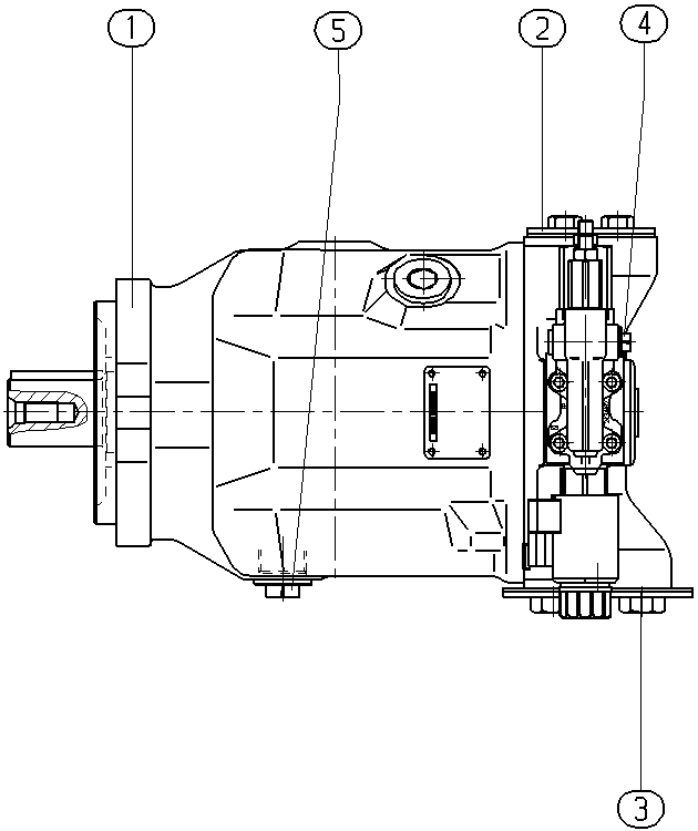 AP A10V O100 DFR /31R-PKC62N00 -S2449 — Zeichnung