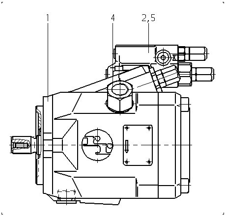AAA10VO45DFR/50R-PUC11N00 — Zeichnung