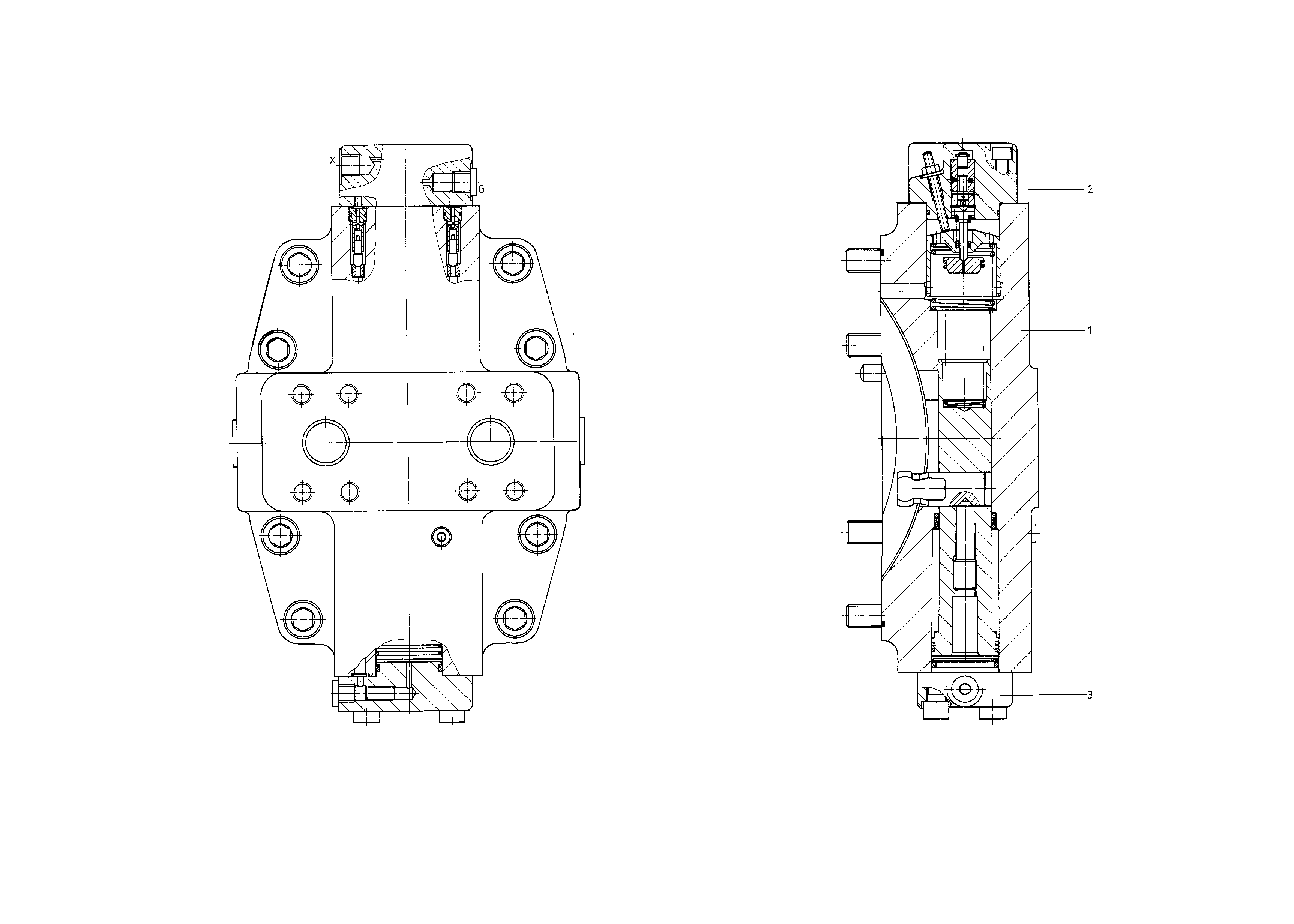 V A6V M 250 HD2 /61 -P010 — Zeichnung