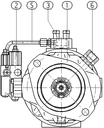 A A10V O100 DFR1/31L-VSC12K15 -SO157 — Zeichnung