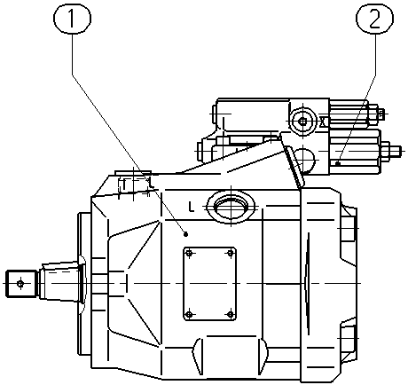 A A10V O 45 DFR1/52L-VCC59N00 -S2757 — Zeichnung