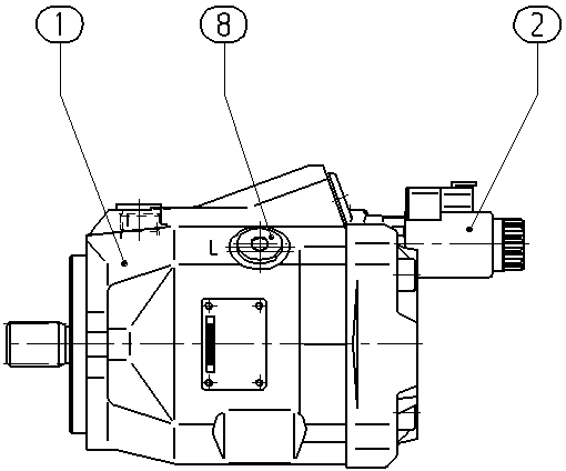 A A10V O 45ED 72 /52L-VUC11N00P -S2703 — Zeichnung