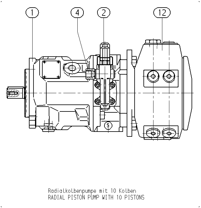 AA10VSO71DRG/31R-PPA12C14 — Zeichnung