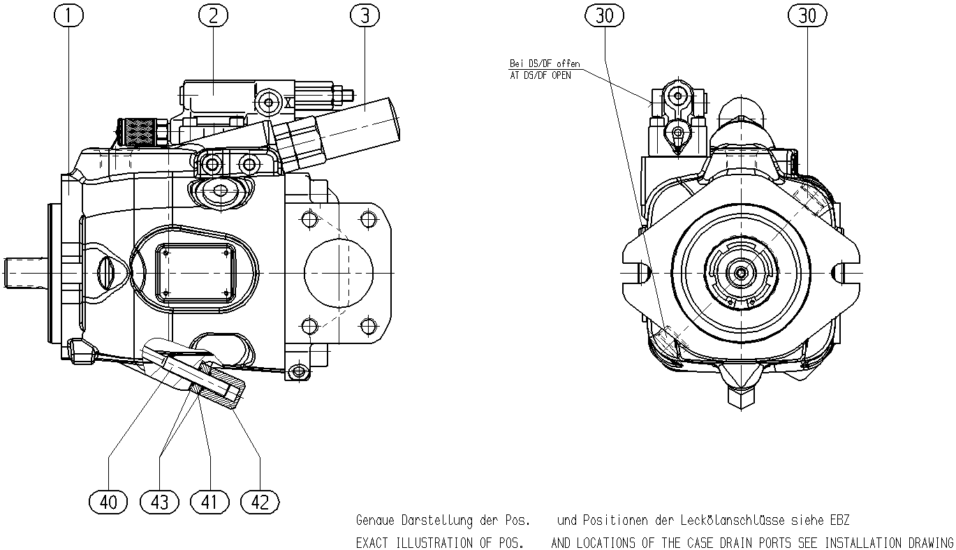 A A10V O 63LA8DS/53R-VSC12N00 -S2360 — Zeichnung