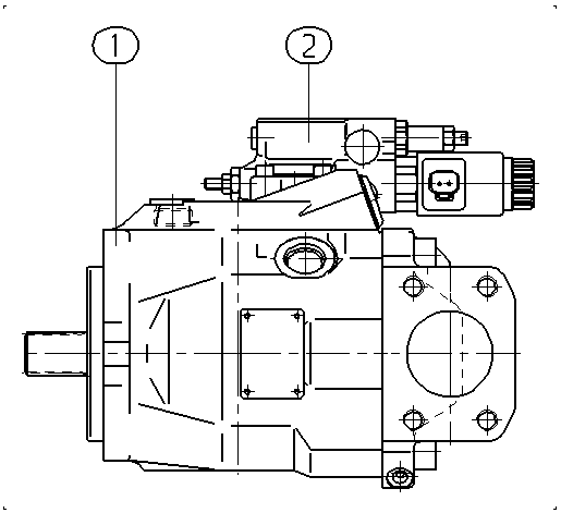 AXIAL-PISTON PUMP — Zeichnung