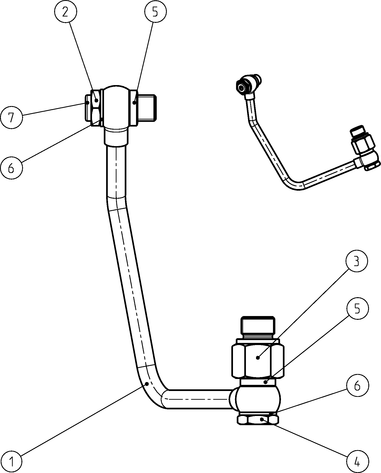 HYDRAULIC LINE — Zeichnung
