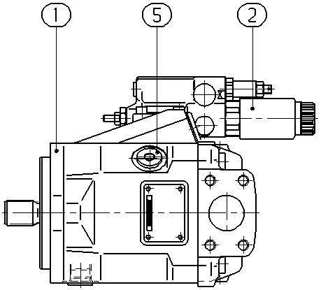 A A10VNO 45ED 72/52R-VSC12N00P -S1457 — Zeichnung