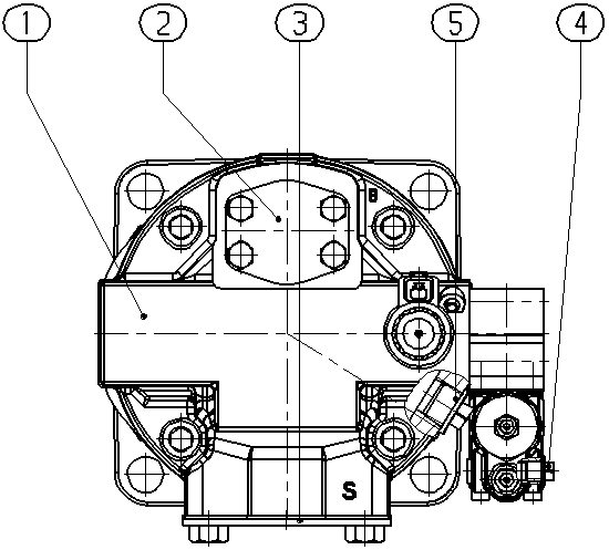 AL A10V O 71EK2DS/32L-VSD19N00P -S3116 — Zeichnung