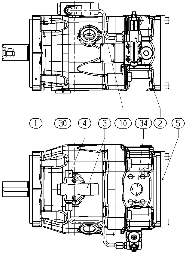 A A10VSO 71LA7DG/32R-VPB32U99 — Zeichnung