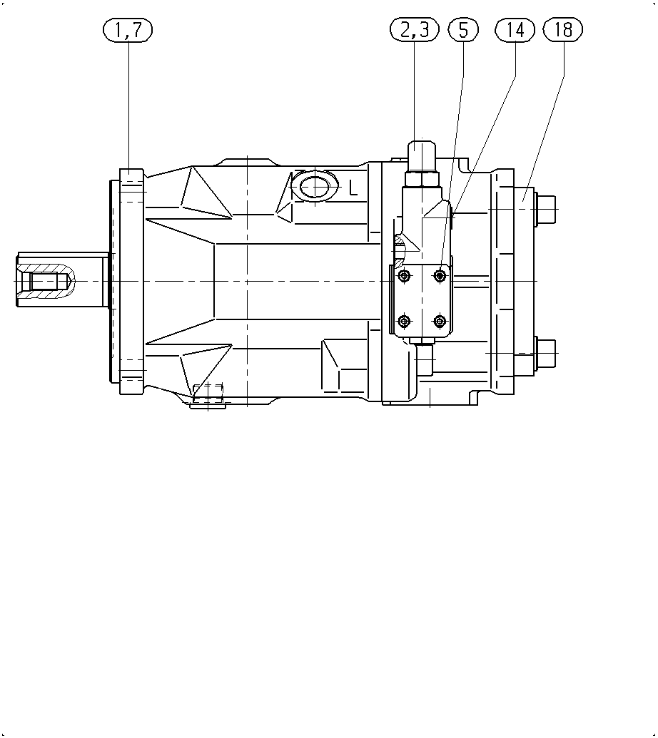 A A10VSO140 DFR /31R-PPB12K24 -SO 52 — Zeichnung