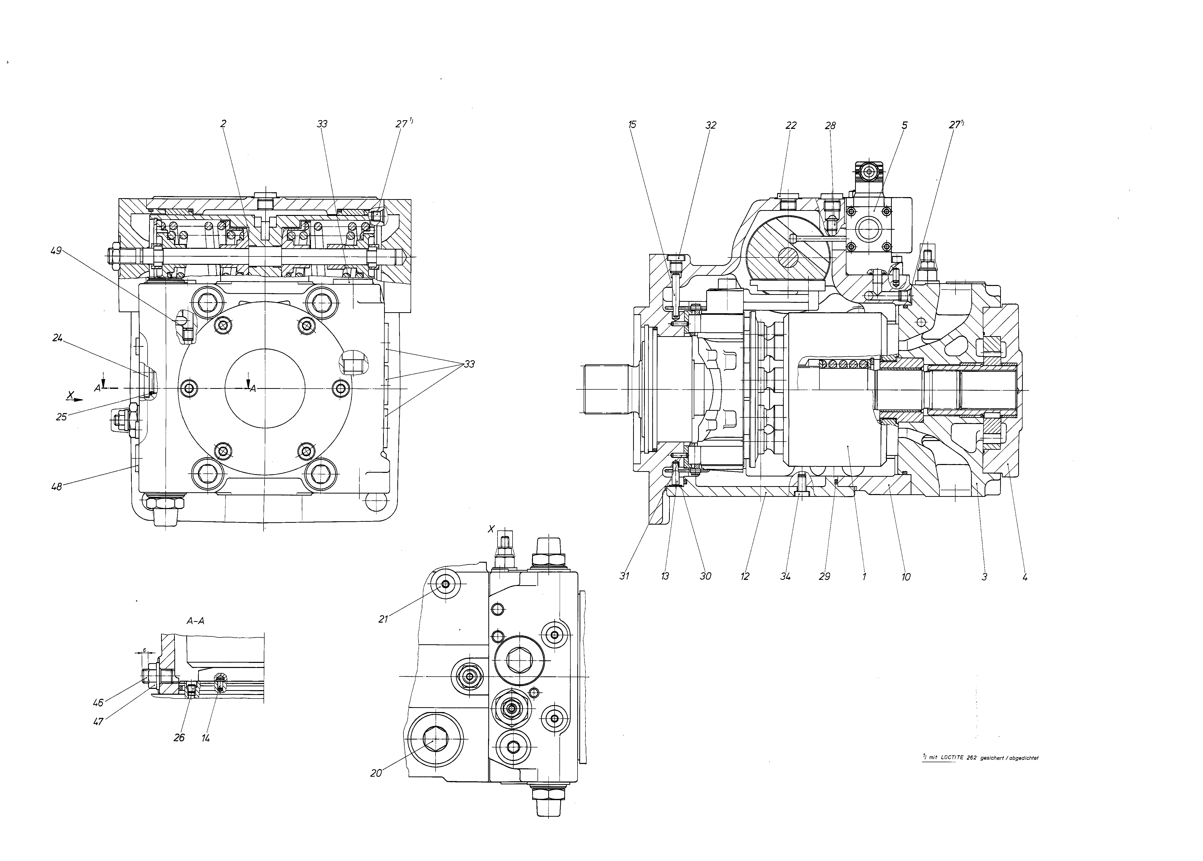 A4VG180EP2D1/31R-PZD02F001S — Zeichnung