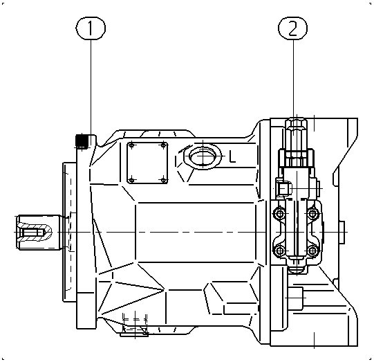 AH A10V O110 DFR1/31R-PUC62N00 -SO584 — Zeichnung