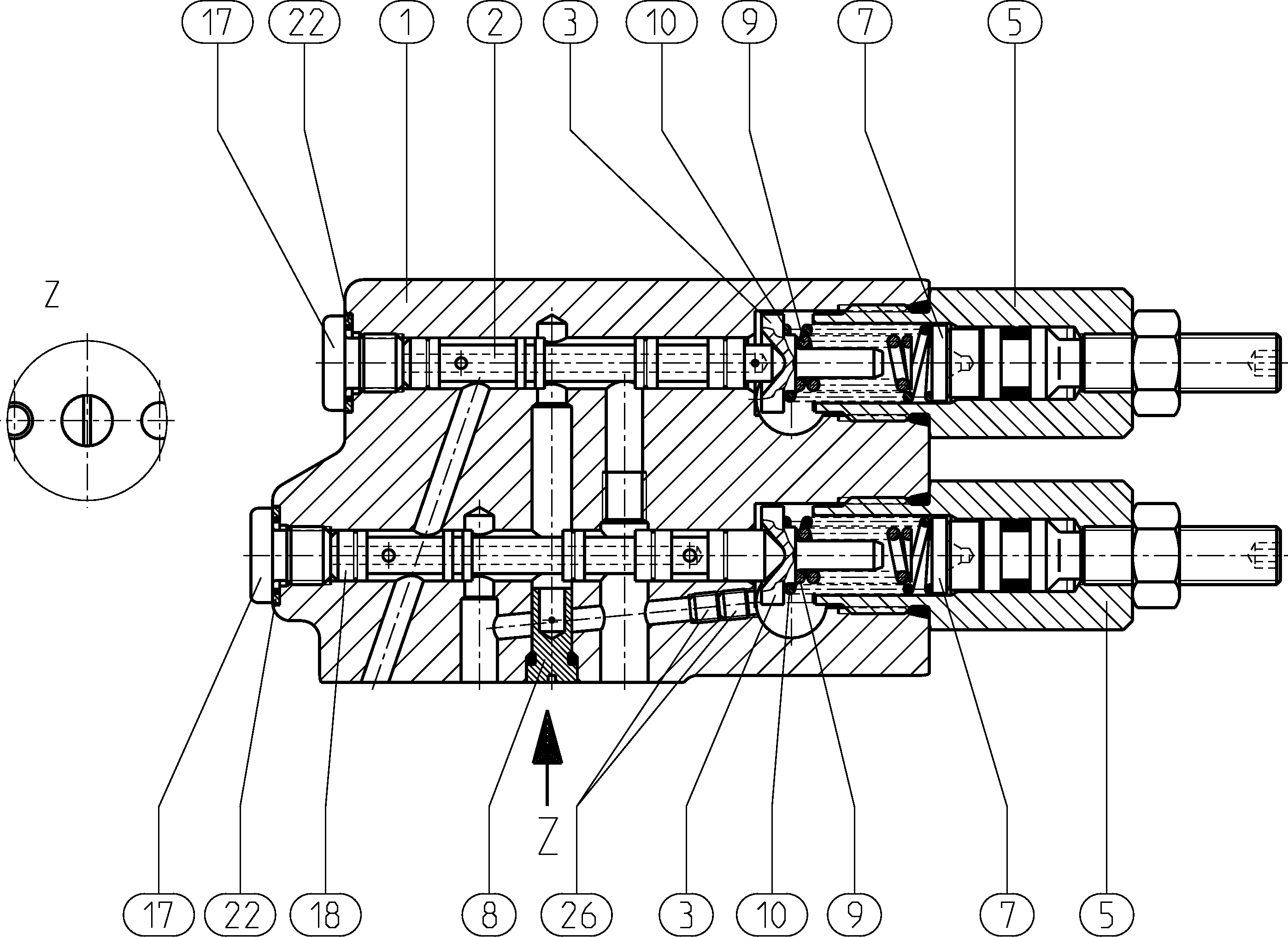 CONTROL VALVE — Zeichnung