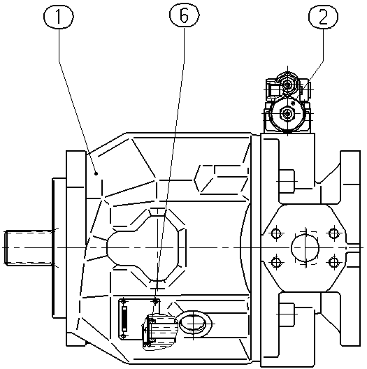 AH A10V O 71 DFR1/31L-VRC92K04 -S2923 — Zeichnung