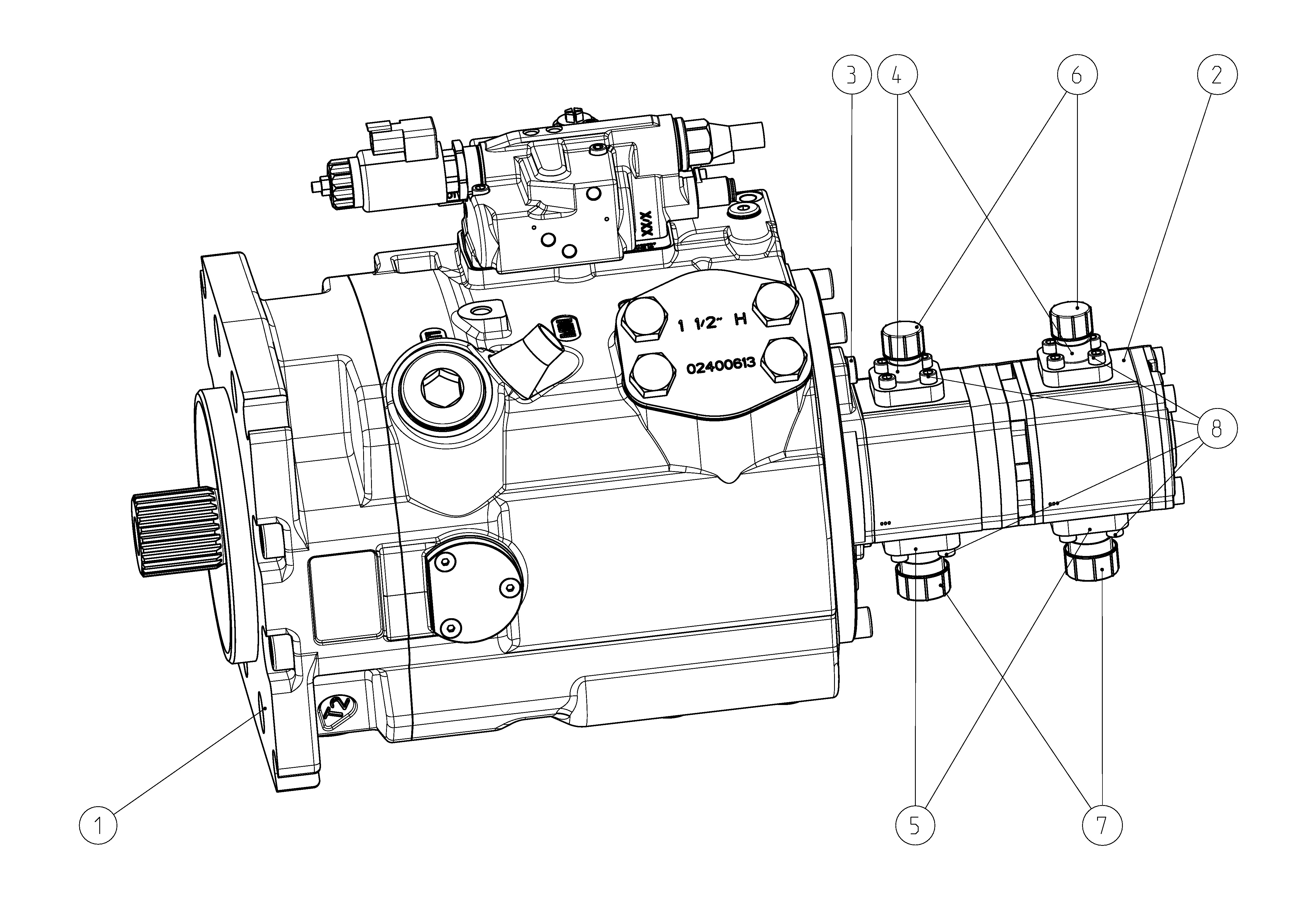 A11VO210L2S5APB/40MR+AZPFF-11-016/016RR& — Zeichnung