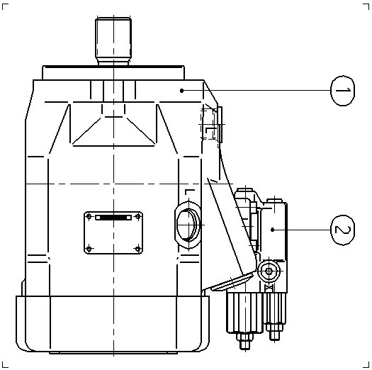 A A10V O 85 DRG /52R-VUC11N00 — Zeichnung