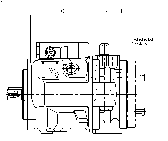 A AA10VSO100 DFLR/31L-PKC62K07 — Zeichnung