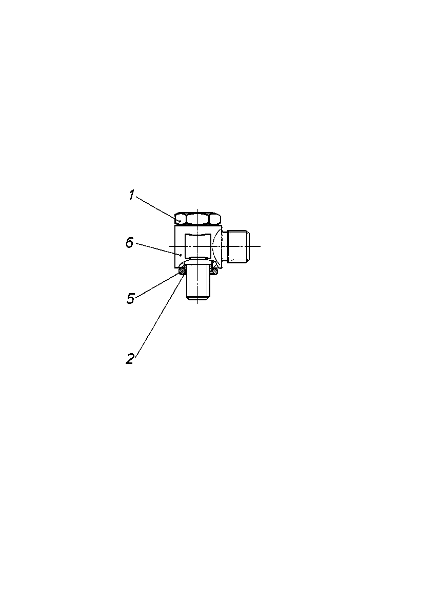 SWIVEL TUBE FITTING — Zeichnung