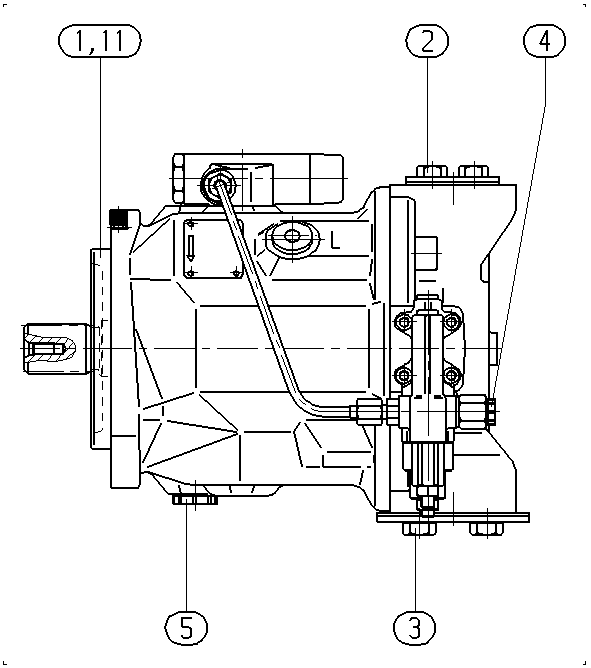 AL A10V O 74 DFLR/31R-VSC42N00 -SO757 — Zeichnung