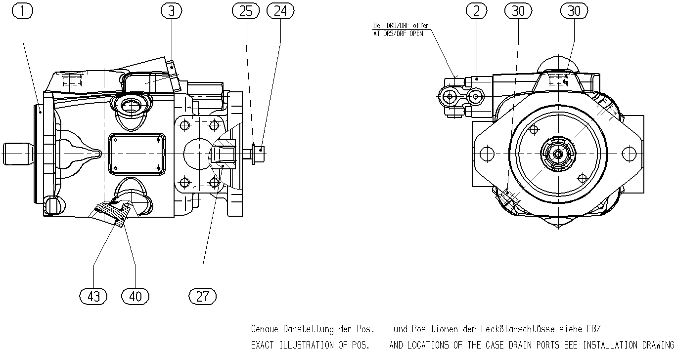 AXIAL-PISTON PUMP — Zeichnung