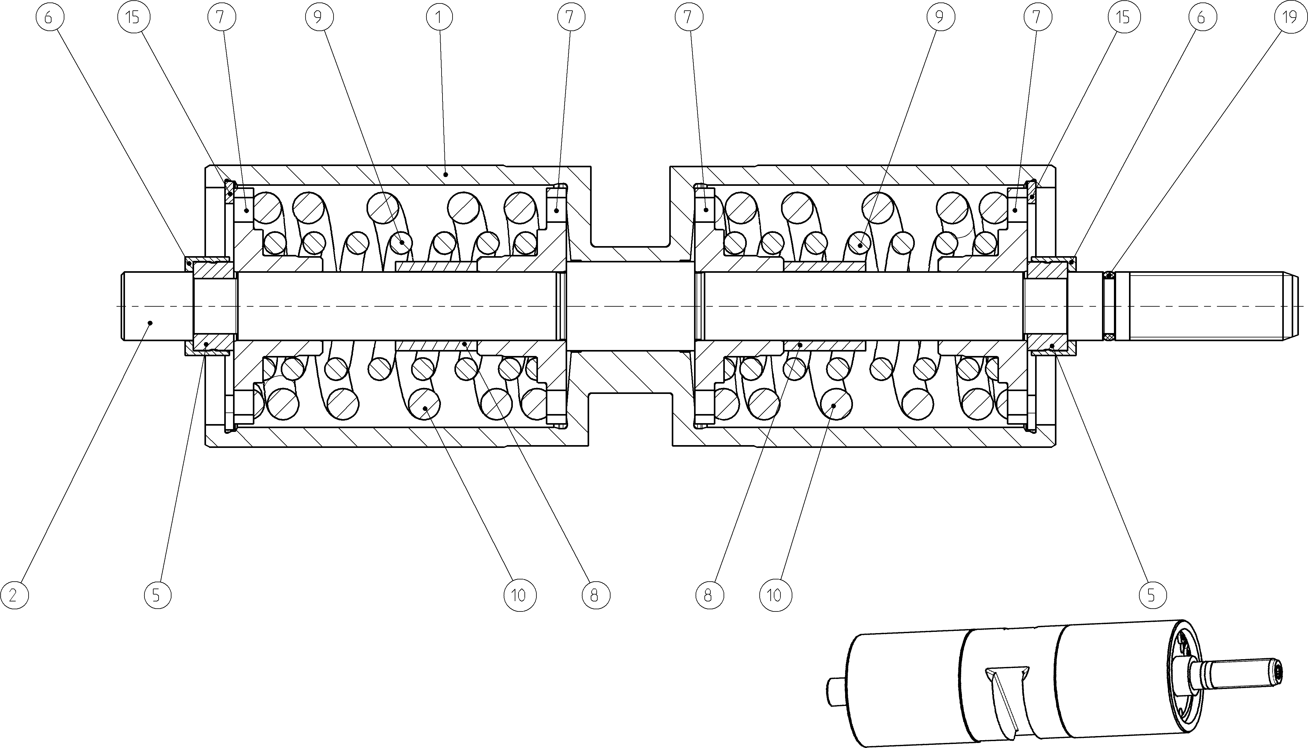 POSITIONING PISTON — Zeichnung