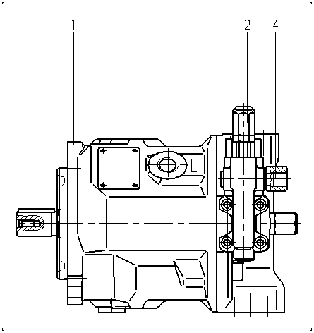A A10VSO 28 DFR /31R-PPA12N00 -SO126 — Zeichnung