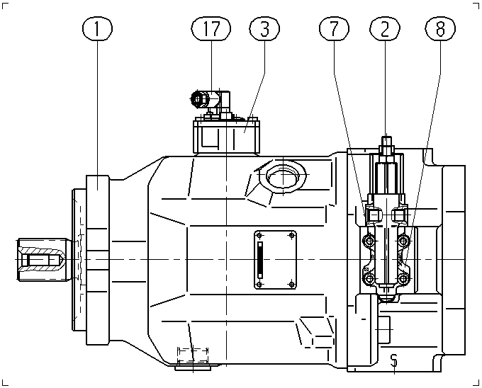 AH A10V O110 DFR1/31R-VSC12K68 -S2866 — Zeichnung