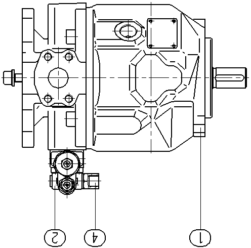 A A10VSO 45 DRG /31L-VPA12K01 — Zeichnung
