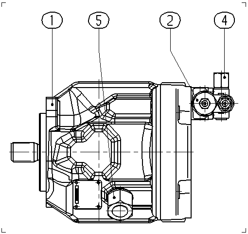 A A10V O 28 DRG /31L-VSC11N00 — Zeichnung
