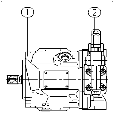 A A10VSO 18 DR /31R-VSC62N00 -SO 94 — Zeichnung