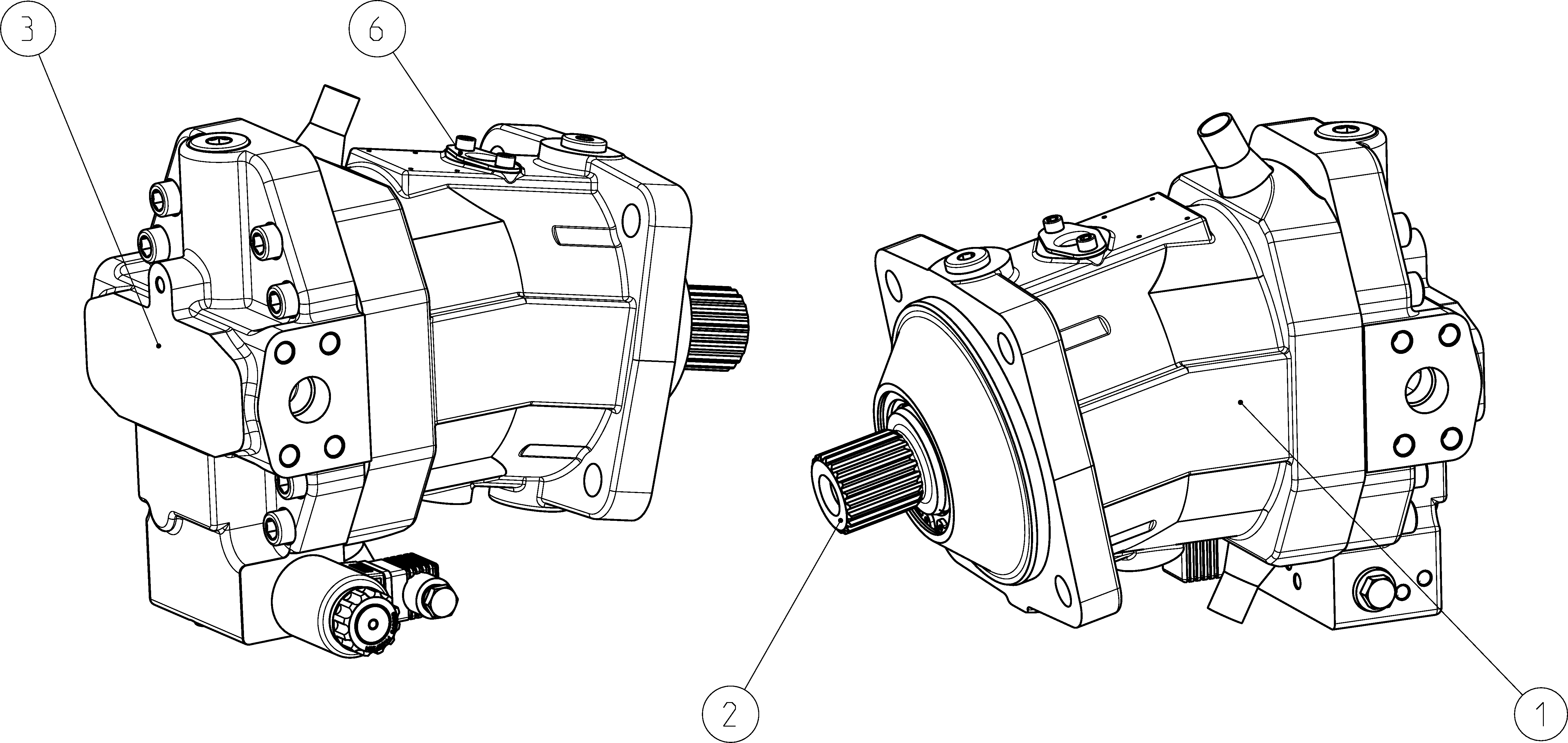 A6VM107EZ3/63W-VAB020FHB — Zeichnung