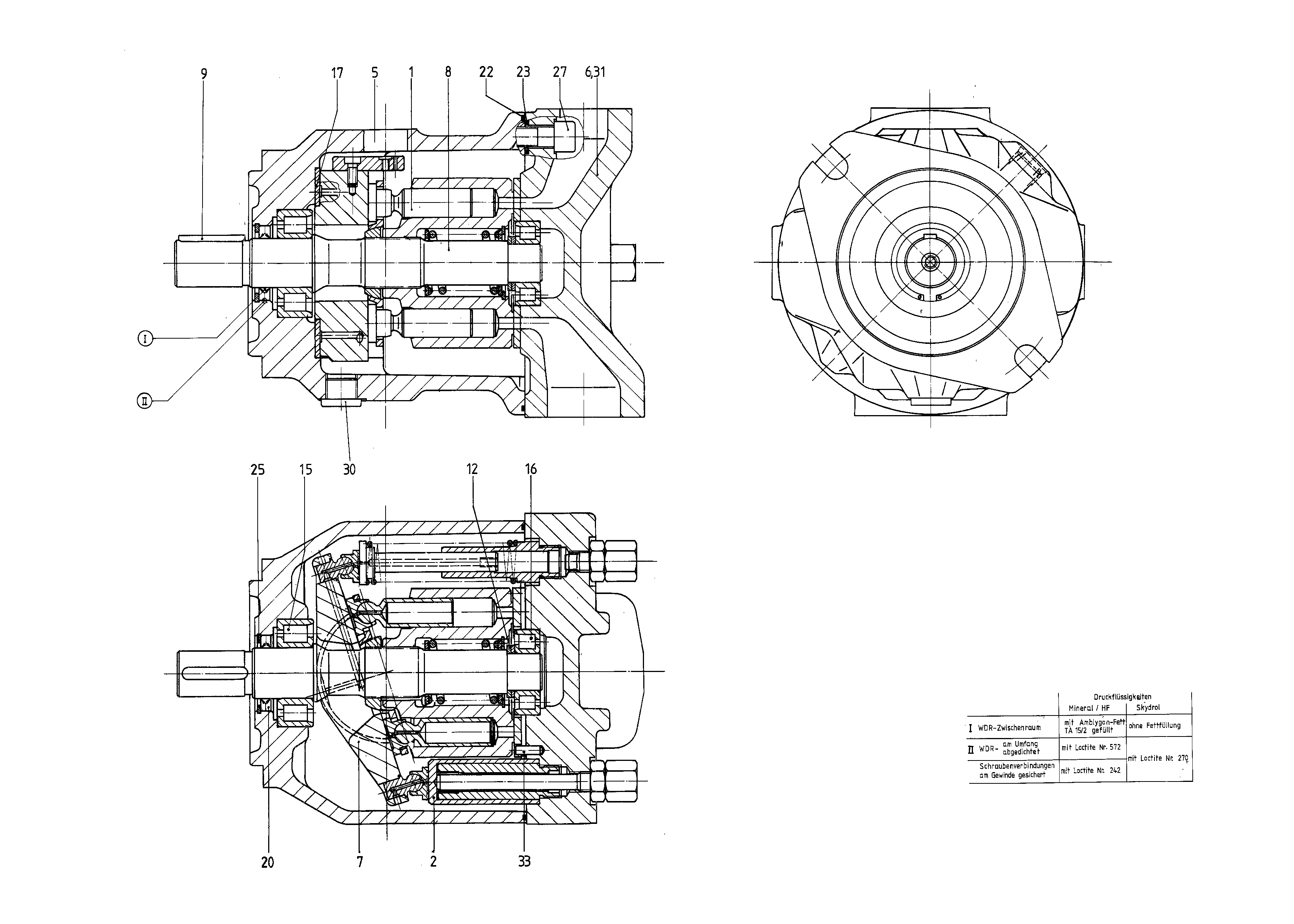 GE A10VSO 71 OV /30R-PPA12N00'LR'-SO266 — Zeichnung