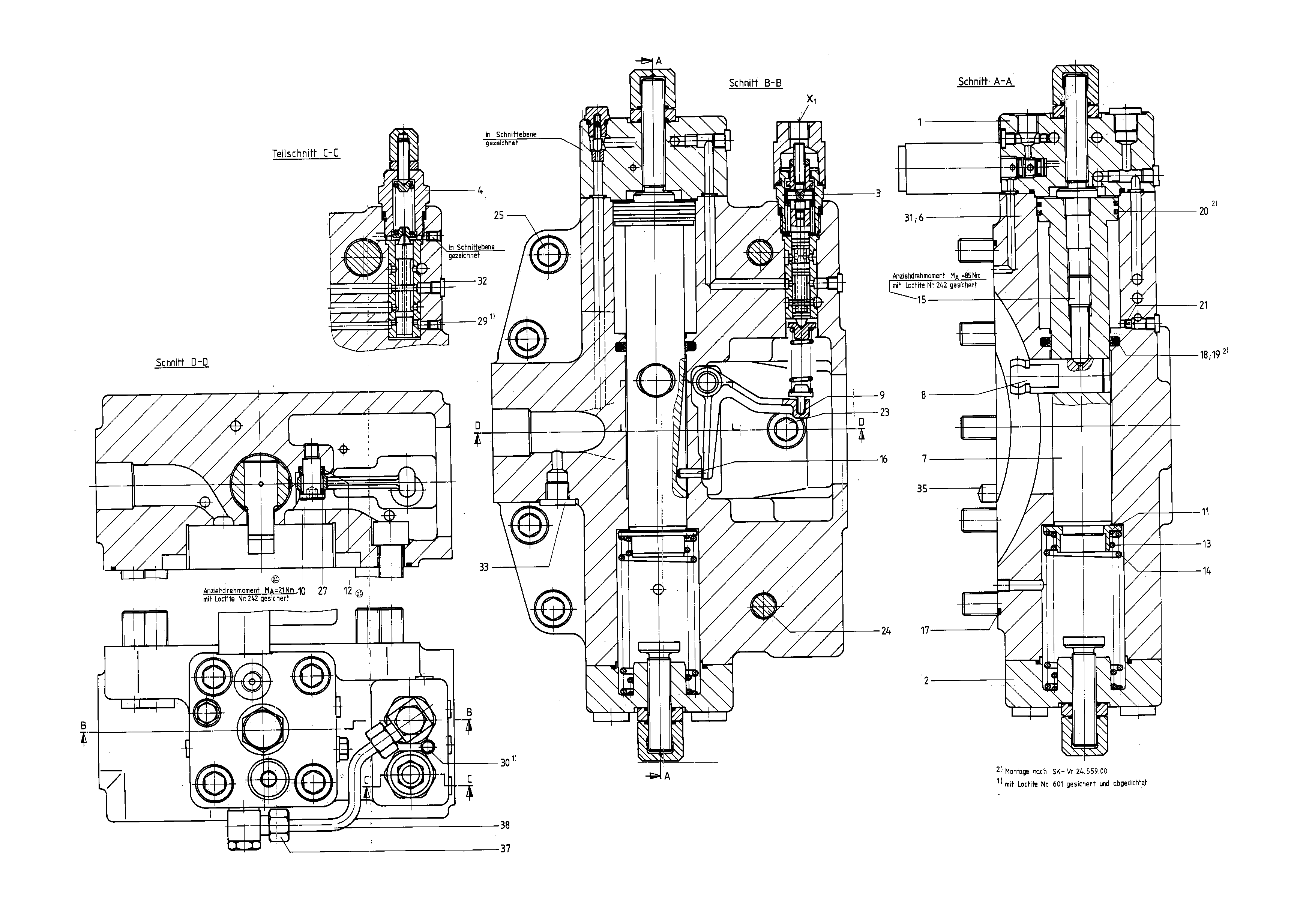 V A7V O 250 EPD /60R — Zeichnung