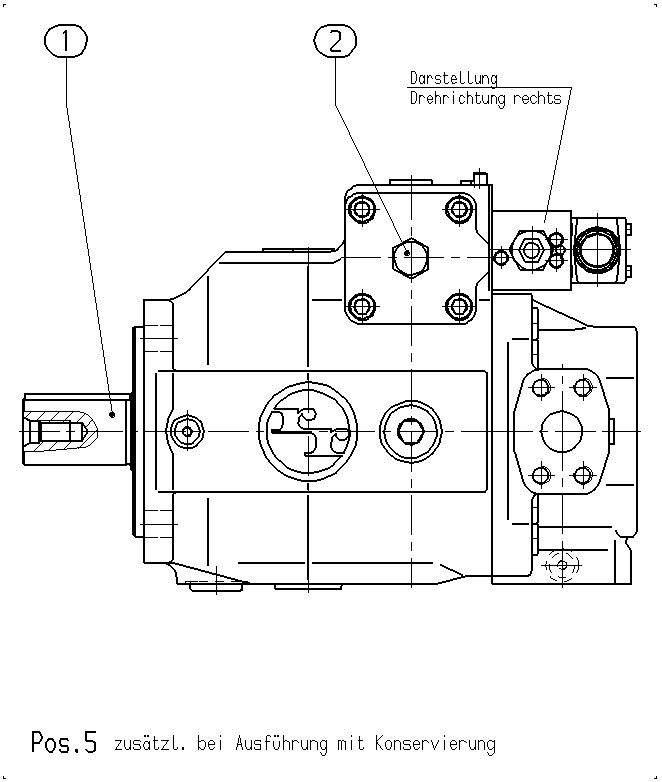 A A4VSO 40 LR2D /10R-PPB25KB3 — Zeichnung