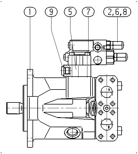AAA10VM45DFR1/50W1-PSC60N000-SO677 — Zeichnung