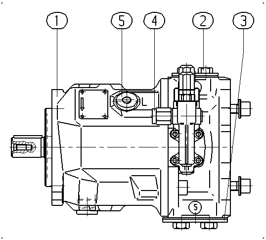 AL A10VSO100 DFR1/31R-PSA12KB4 — Zeichnung