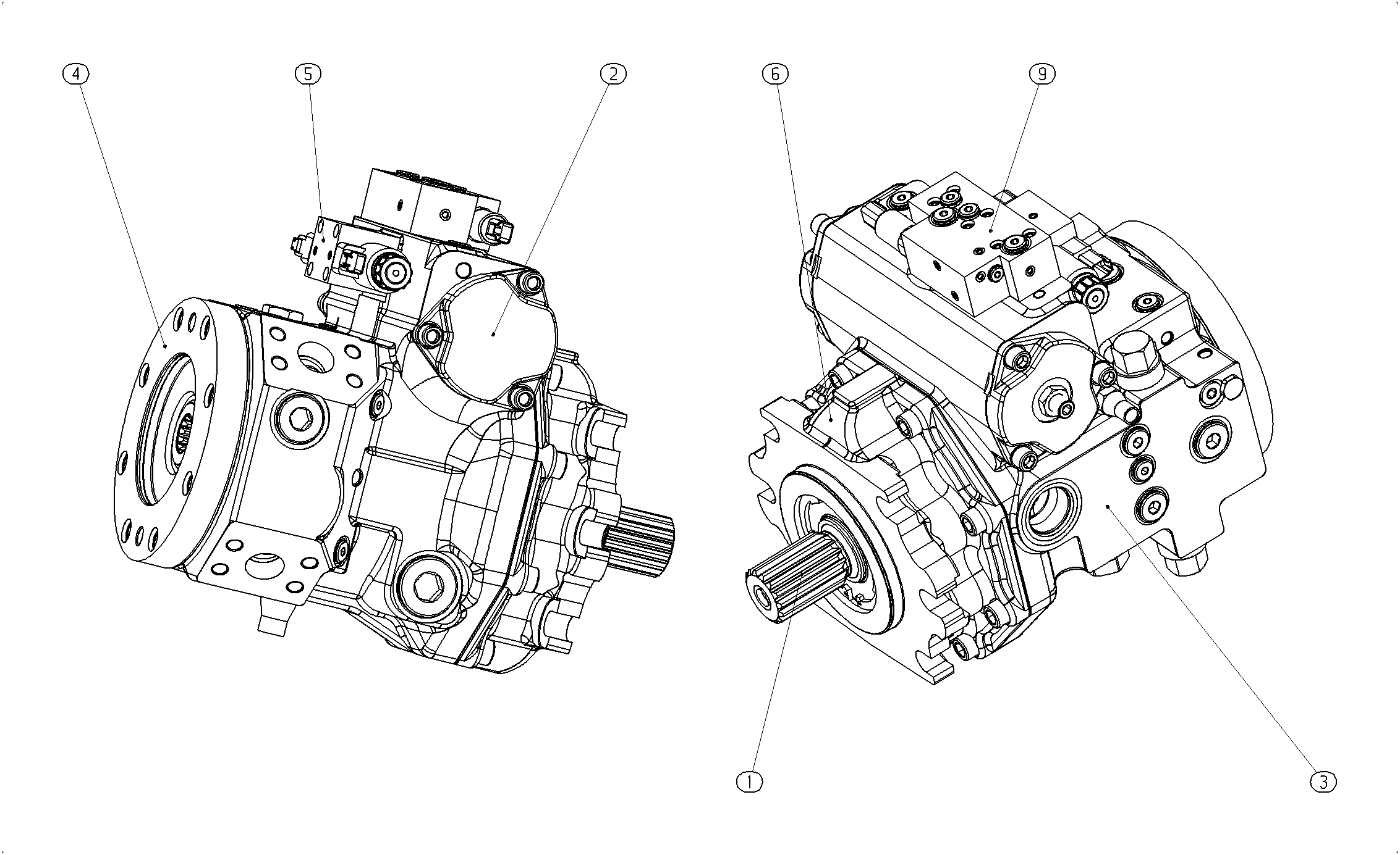 A4VG145EV2DP000/40MRND6T21FC1S7AS00-0 — Zeichnung