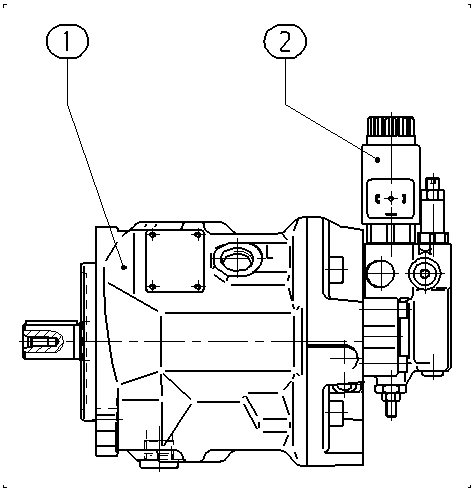 AA10VSO28ED72/31R-PPA11N00H — Zeichnung