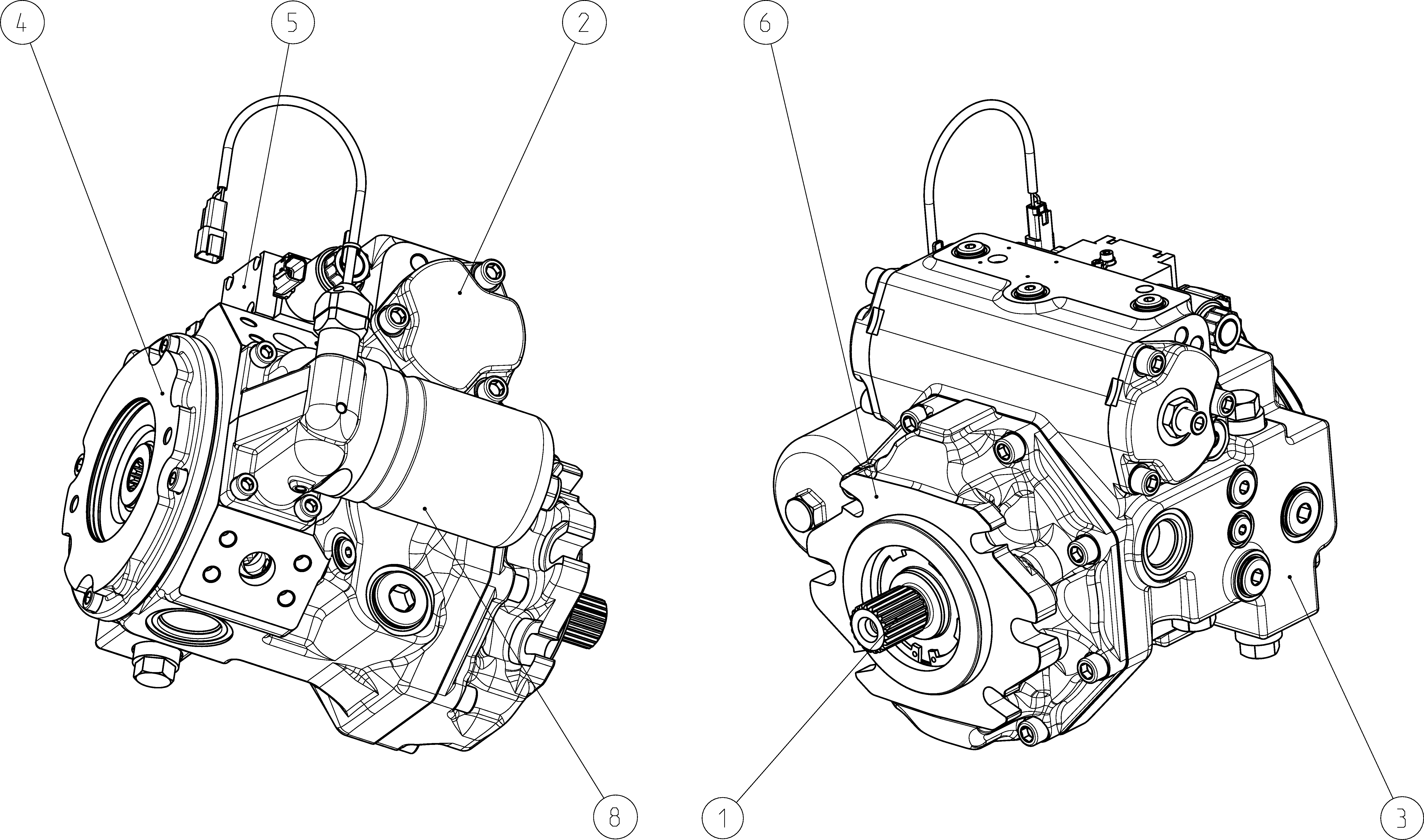 A4VG085EP20P000/40MRNC6V81FB2S4AB00-0 — Zeichnung