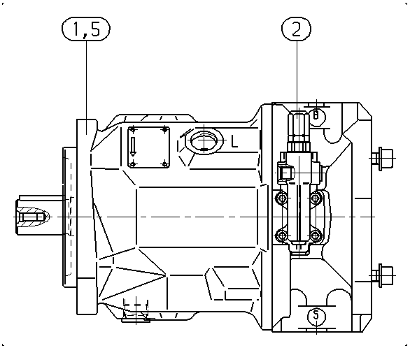 A AA10VSO 71 DFR1/31R-PKC94K01 -S1182 — Zeichnung