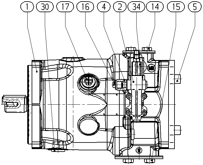 AXIAL-PISTON PUMP — Zeichnung