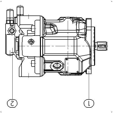 A A10V O 28 DFR1/31L-VSC12N00 -S1391 — Zeichnung