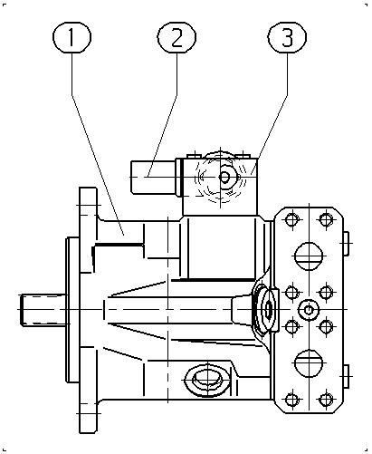 A A10V M 28 EZ2 /52W1-VRC60N000 -S1119 — Zeichnung