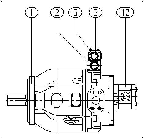 A A10VSO140 DFR /31L-VPB12G40 — Zeichnung