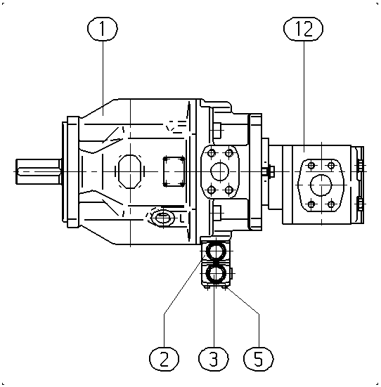 AA10VSO140DFR/31R-VPB12M50 — Zeichnung