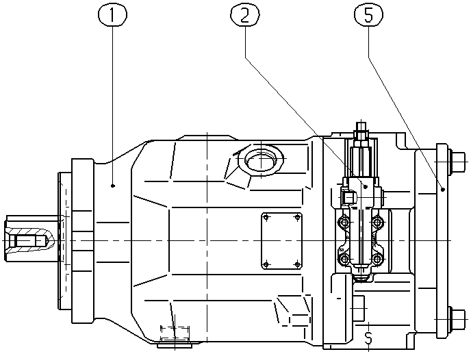 AAA10VSO100DRG/31R-VKC62K05-SO200 — Zeichnung