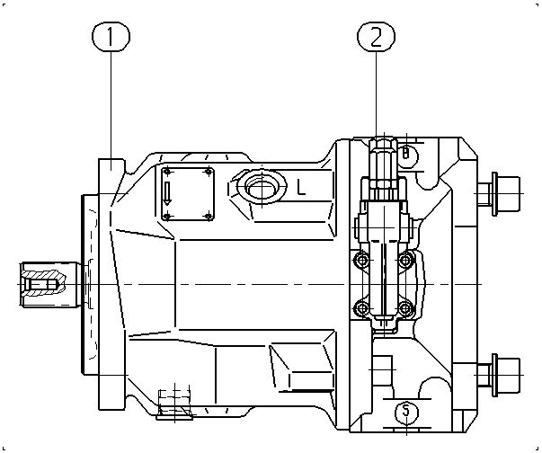 A A10V O 45 DR /31R-PSC12K68 -SO420 — Zeichnung