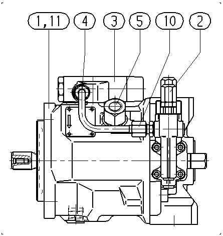 A A10V O 28 DFLR/31R-PSC12N00 -SO403 — Zeichnung