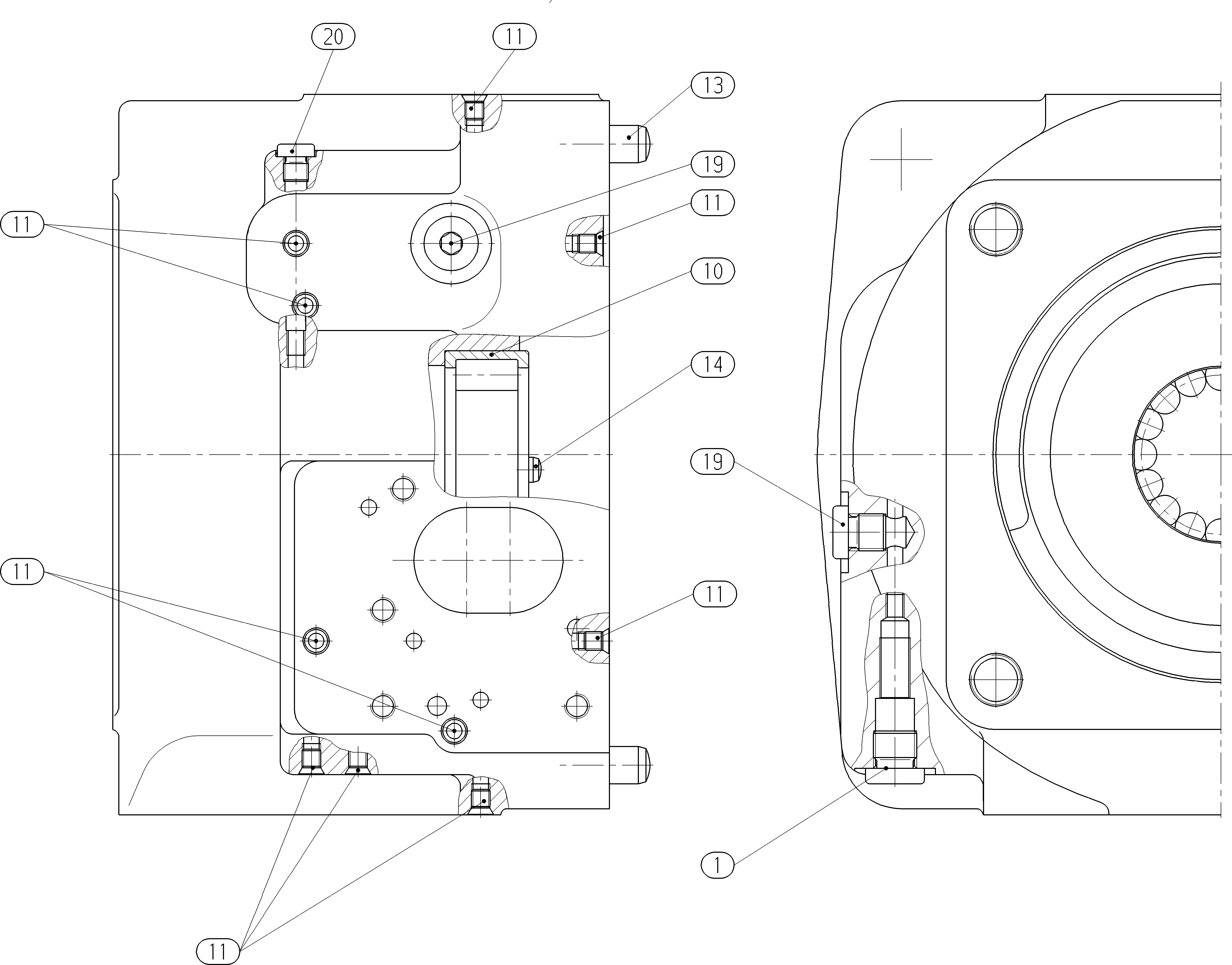 CONNECTION PLATE, RL — Zeichnung